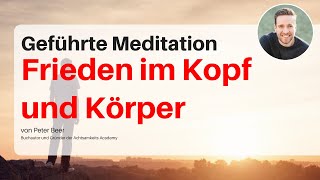 Geführte Meditation  Loslassen von Angst Unruhe Sorgen Stress Traurigkeit [upl. by Ainezey267]