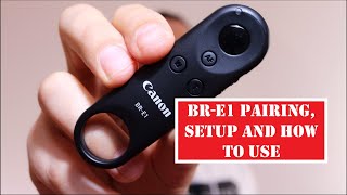 Canon BRE1 Remote  Setup  Pairing  How to use for Videos and Photos  Canon 90D [upl. by Adler89]