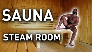 SAUNA and STEAM ROOM  Benefits and Precautions [upl. by Animas602]