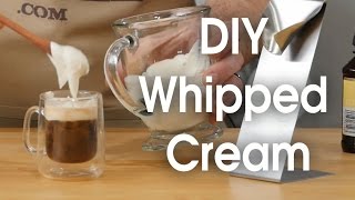 DIY whipped cream in 60 seconds [upl. by Janaya]