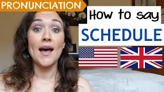 How to Pronounce SCHEDULE US UK amp Australian pronunciation [upl. by Kcinemod]