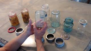 Canning with antique glass lid canning jars [upl. by Elboa80]