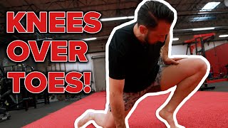 KNEES OVER TOES  ANKLE MOBILITY [upl. by Nerehs]