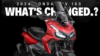 2024 Honda ADV 160  Whats new [upl. by Ynamad]