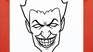 HOW TO DRAW THE JOKER [upl. by Imot]