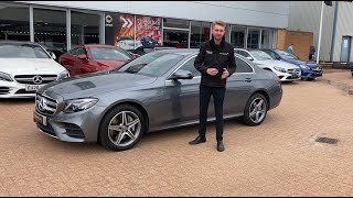 MercedesBenz E300 de  EQ Power pluginhybrid Driving Review [upl. by Micheline]