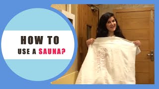 How to use Sauna in Gym  Mariya Khan [upl. by Bikales]