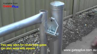 Gate Latch 2 way for round pipe and square [upl. by Loomis]