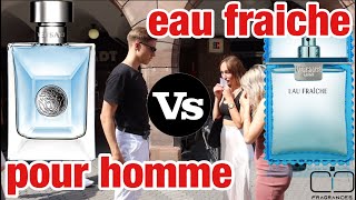 Versace pour homme vs Versace man eau fraîche  fragrance test [upl. by Keffer]