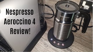 Nespresso Aeroccino 4 Milk Frother Review  Worth upgrading from the Aeroccino 3 [upl. by Winnie]