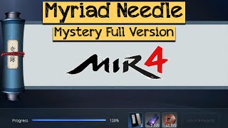 Myriad Needle Mir4 Mystery Mission Full [upl. by Biamonte]