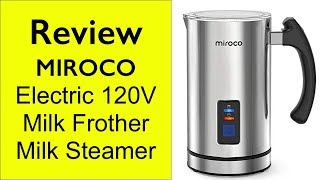 Review Miroco Milk Frother  How to make froth milk at home [upl. by Pappas]