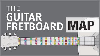 The guitar fretboard MAP [upl. by Anidnamra]