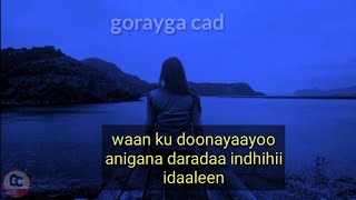 daauud cali iyo maandeeq hees sidii webi durdurayoo orginal lyrics [upl. by Yliak]