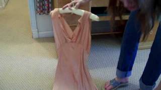 Watered silk nightgown [upl. by Alacim]