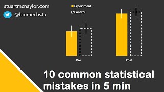 Ten Statistical Mistakes in 5 Min [upl. by Ulphiah988]