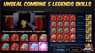 Unseal and Combine Legend Skill  MIR4 [upl. by Kcirdled683]