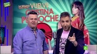 Frank Blanco “¡Cristina Pedroche vuelve a Zapeando” [upl. by Adnamal]