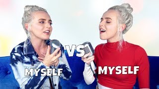 10 Year Song Challenge SING OFF vs MYSELF  Madilyn Bailey [upl. by Attenaz]