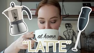 HOW TO MAKE A quotLATTEquot AT HOME moka pot  frother [upl. by Larson534]