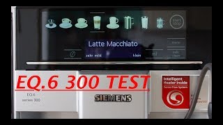 Siemens EQ  6 300  Kaffeevollautomat im Test [upl. by Derfla]