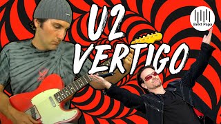 How To Play  U2  Vertigo  Guitar lesson [upl. by Laverne897]