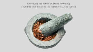 Stone Pounding in Bosch TrueMixx Mixer Grinder [upl. by Bourque434]