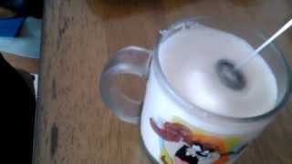 Aerolatte Review Frothing Cold Milk In Under 1 Minute [upl. by Farant]